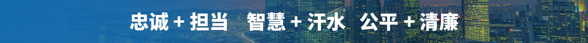 忠誠(chéng)+擔(dān)當(dāng) 智慧+汗水 公平+清廉